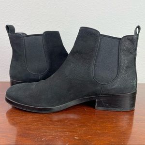 Cole Haan Womens Sz 6.5 Suede Ankle Booties Black Caitie Chelsea Boot